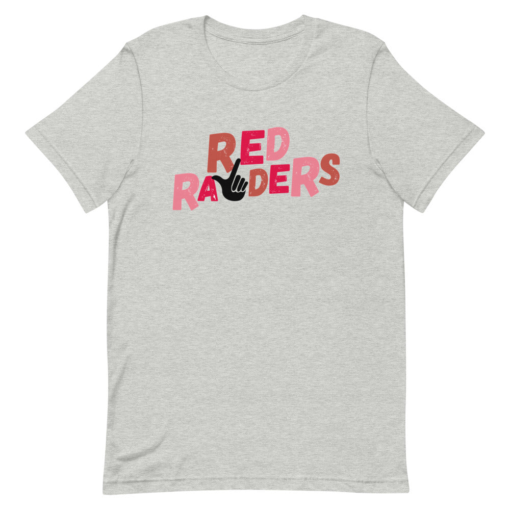 Red Raiders Guns Up Bella Canvas Unisex t-shirt