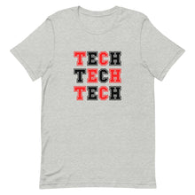 Load image into Gallery viewer, Tech Varsity Red and Black Bella Canvas Unisex t-shirt
