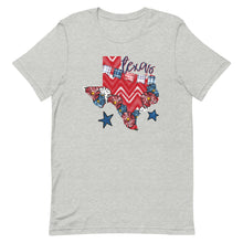 Load image into Gallery viewer, Patriotic Texas Bella Canvas Unisex t-shirt
