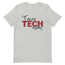 Load image into Gallery viewer, Leopard Red Texas Tech Mom Bella Canvas Unisex t-shirt
