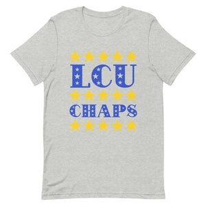 Star Studded LCU Chaps Bella Canvas Unisex t-shirt