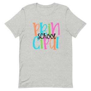 Colorful School Principal Bella Canvas Unisex t-shirt