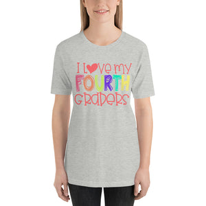 I love my 4th graders Bella Canvas Unisex t-shirt