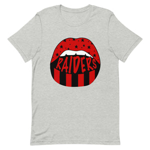 Raiders Mouth Lip Texas Tech Bella Canvas Unisex t-shirt