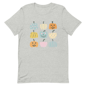 Multi Pumpkin Bella Canvas Unisex t-shirt