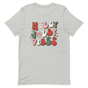 Holly Jolly Vibes Bella Canvas Unisex t-shirt