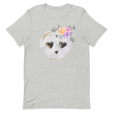 Load image into Gallery viewer, Floral Skull Bella Canvas Unisex t-shirt
