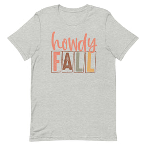 Howdy Fall Bella Canvas Unisex t-shirt