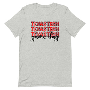 Texas Tech Game Day Bella Canva Unisex t-shirt