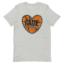 Load image into Gallery viewer, Basketball Heart Game Day Bella Canvas Unisex t-shirt
