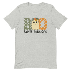 Boo Happy Halloween Bella Canvas Unisex t-shirt