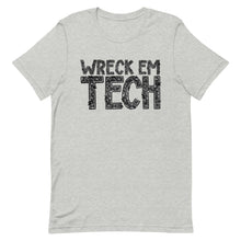 Load image into Gallery viewer, Wreck Em Tech Glitter Faux Letters Unisex t-shirt
