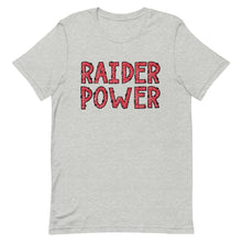 Load image into Gallery viewer, Raider Power Faux Glitter Letters Unisex t-shirt
