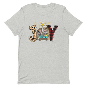 JOY Christmas Bella Canvas Unisex t-shirt