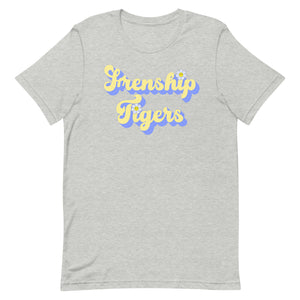 Retro Frenship Tigers Flower Bella Canvas Unisex t-shirt