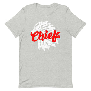 Chiefs White Head Dress Bella Canvas Unisex t-shirt