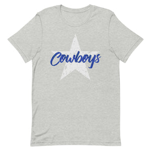 Dallas Cowboys Distressed Star Bella Canvas Unisex t-shirt