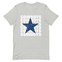 Load image into Gallery viewer, Multiple Cowboys Star Bella Canvas Unisex t-shirt
