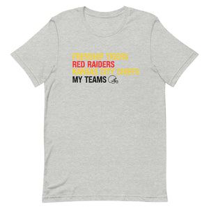 My Teams 2 Bella Canvas Unisex t-shirt