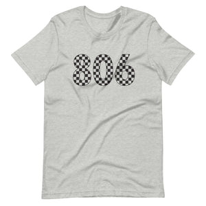 806 Checkered Bella Canvas Unisex t-shirt