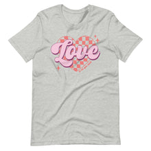 Load image into Gallery viewer, Retro Heart Love is all you need Bella Canvas Unisex t-shirt
