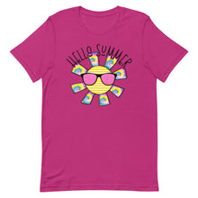 Load image into Gallery viewer, Hello Summer Sunshine Bella Canvas Unisex t-shirt
