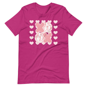 XOXO valentines bell canvas Unisex t-shirt