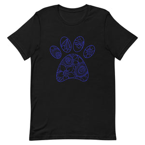 Mandalay Outline Tiger Paw Bella Canva Unisex t-shirt