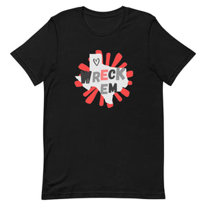 Splat Wreck Em Texas Bella Canvas Unisex t-shirt