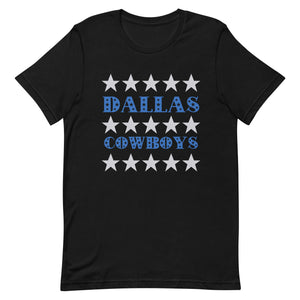 Star Studded Dallas Cowboys Bella Canvas Unisex t-shirt