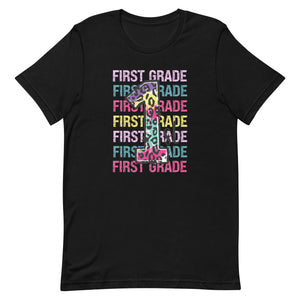 First Grade Colorful Bella Canvas Unisex t-shirt