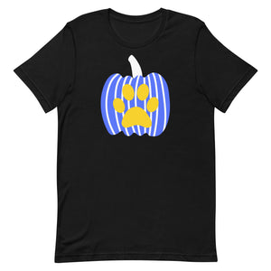 Tiger Paw Fall Pumpkin Bella Canvas Unisex t-shirt