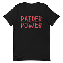 Load image into Gallery viewer, Raider Power Faux Glitter Letters Unisex t-shirt
