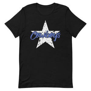 Dallas Cowboys Distressed Star Bella Canvas Unisex t-shirt