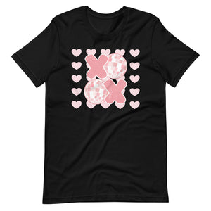 XOXO valentines bell canvas Unisex t-shirt