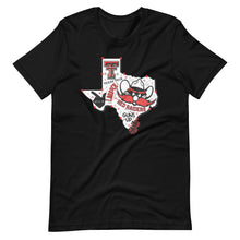 Load image into Gallery viewer, Texas Shaped Texas Tech Unisex t-shirt
