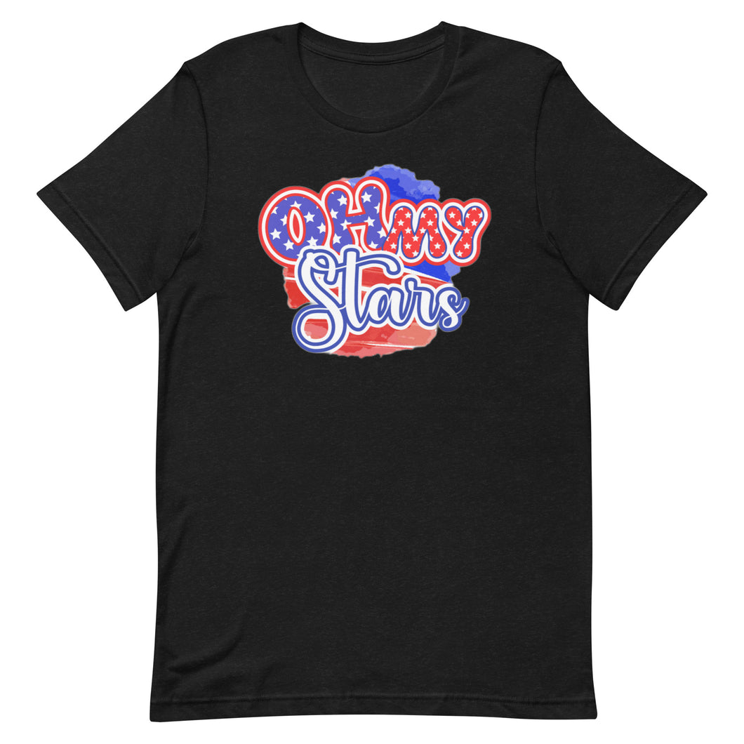 Oh My Stars Bella Canvas Crew Patriotic Fourth of July Short-sleeve unisex t-shirt