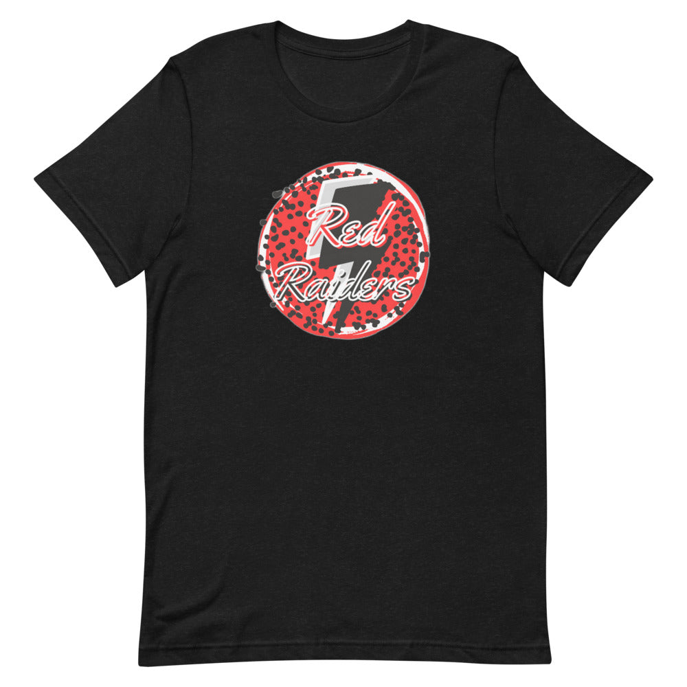 Red Raiders Lightning Bolt Bella Canvas Unisex t-shirt