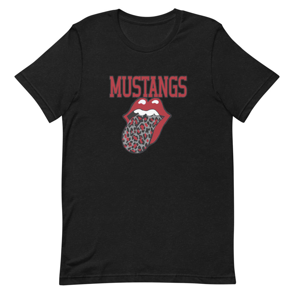 Mustang Tonge Mouth Bella Canvas Unisex t-shirt