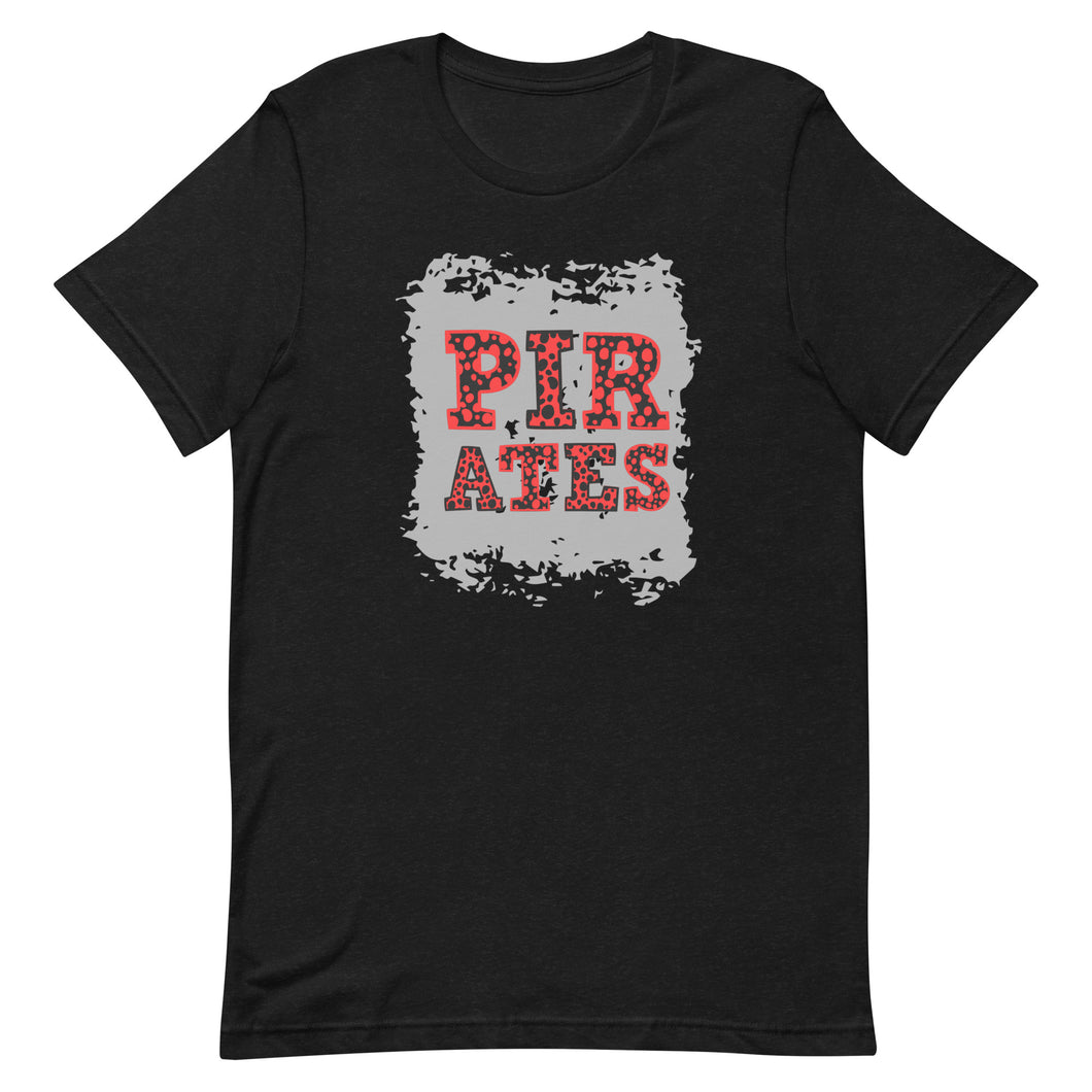 Pirates Dot Font Background Bella Canvas Unisex t-shirt