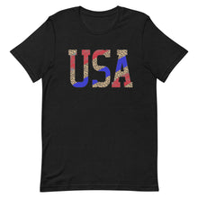 Load image into Gallery viewer, Leopard USA Bella Canvas Unisex t-shirt
