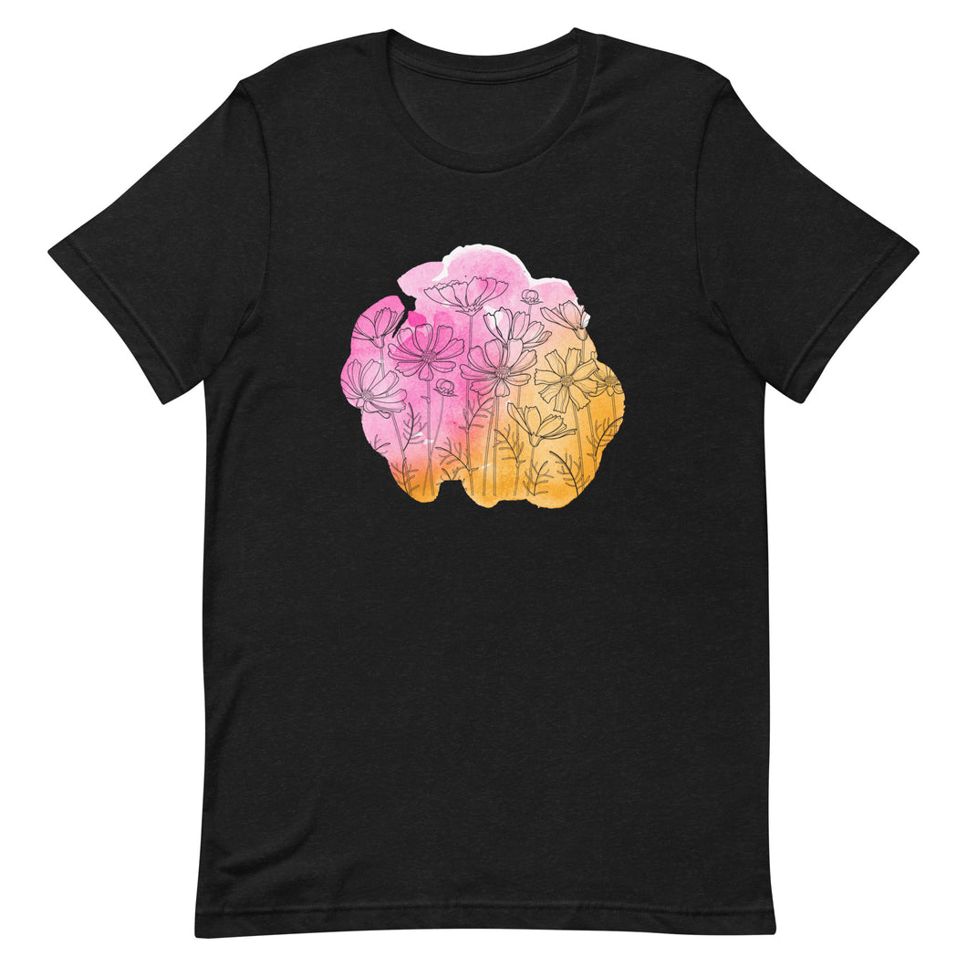 Watercolor Floral Bella Canvas Unisex t-shirt