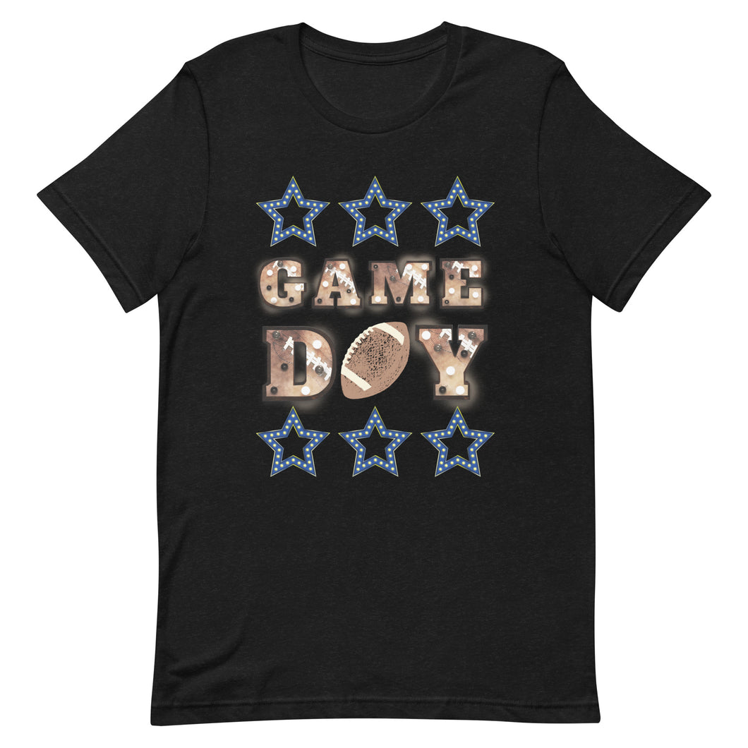 Marquee Game Day Football Bella Canvas Unisex t-shirt