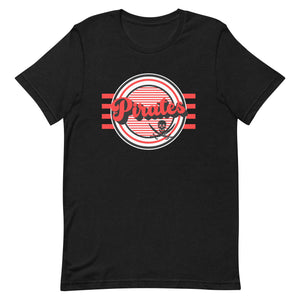 Retro Pirates Circle Bella Canvas Unisex t-shirt