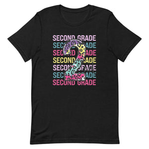 Second Grade Colorful Unisex t-shirt