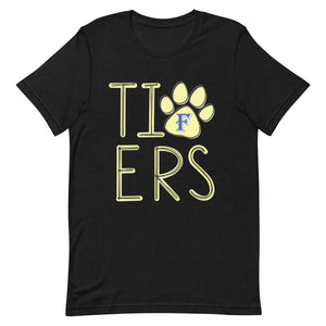 Tigers F Paw Bella Canvas Unisex t-shirt