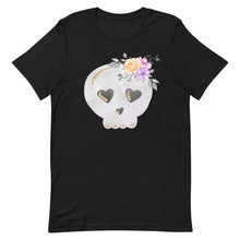 Load image into Gallery viewer, Floral Skull Bella Canvas Unisex t-shirt
