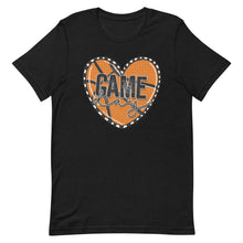 Load image into Gallery viewer, Basketball Heart Game Day Bella Canvas Unisex t-shirt
