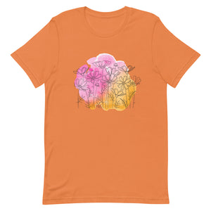 Watercolor Floral Bella Canvas Unisex t-shirt