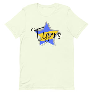 Distressed Tigers Star Bella Canvas Unisex t-shirt